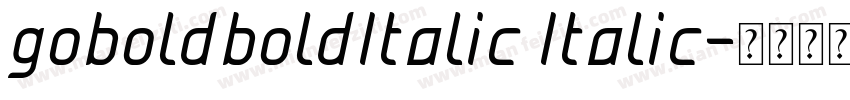 goboldboldItalic Italic字体转换